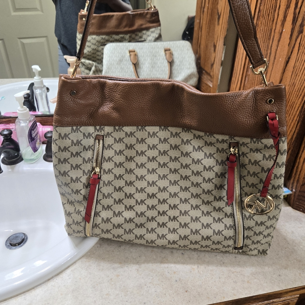Michael Kors Black Interior Logo Tote